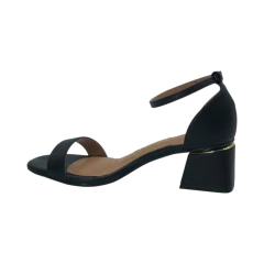 Sandalia c/ Talon Taco Conico c/ Ribete 4 1/2 Napa Vizzano (6428104NP) - Mousse Calzados