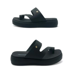 Chinela Base Alta Agarre Dedo Napa Piccadilly (459020NP) - comprar online