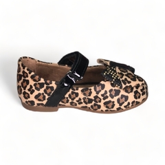 Guillermina Abrojo moño Strass Animal Print Napa Bibi (787180NP)