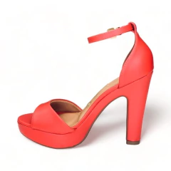 Sandalia Plataforma c/ Talonera Taco Forrado 10 1/2 Napa Vizzano (6292217NP) - Mousse Calzados