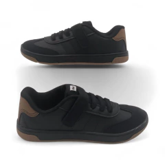 Imagen de Zapatilla Urbana Cordon Elastico Tira Abrojo Nobuck Napa Kidy (3291014NP)