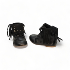 Bota Corta Flecos Tachas Napa Bibi (929043NP) - comprar online