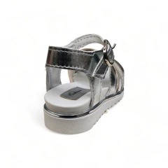 Sandalia Tiras Cruzadas Metalizado Gliter Pachorra (714MZ) en internet