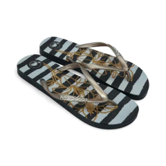 Ojota Rayas Flor Dama Pvc Hawaianas (65074PVC)