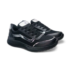 Zapatilla Urbana Combinada Recortes Tecido Mousse (415TC)