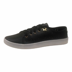 Zapatilla Casual Calado Estrella Napa Moleca (5667204NP)