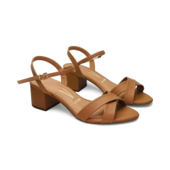 Sandalia Tiras Cruzadas Taco Ancho 4 1/2 Napa Vizzano (6291927NP)