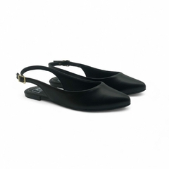 Mule Tipo Chanel Punta Fina Napa Liso Moleca (5444330NP)
