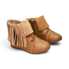 Bota Corta Flecos Tachas Napa Bibi (929040NP) - comprar online
