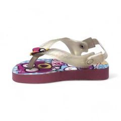 Ojota Aplique Buho Elastico Atras Cozumel (2134PVC) - Mousse Calzados