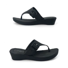 Ojota Tiras Anchas Hebilla pvc Vizzia (5212PVC) - comprar online