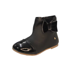 Bota Corta Puntera Charol Moño Napa Bibi (1048017NP)