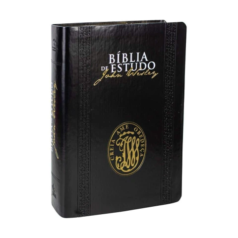 BIBLIA DE ESTUDO - JOHN WESLEY PRETA