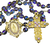 Terço de Noiva Cristal Irisado Dourado ou Prateado - Nossa Senhora das Graças - Loja Católica Pequena Flor