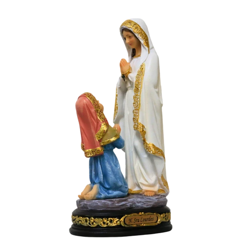 Nossa Senhora de Lourdes com Santa Bernardette