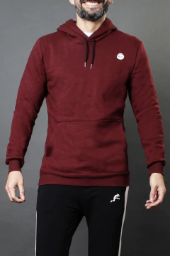 BUZO CAPUCHA CON PLASTISOL (38011) - tienda online