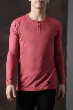 REMERA M/L CON CARTERA (40201) - comprar online