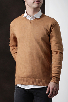 SWEATERS BASICO CUELLO V (40850) - comprar online