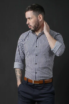 CAMISA MIL RAYAS (44100) - tienda online