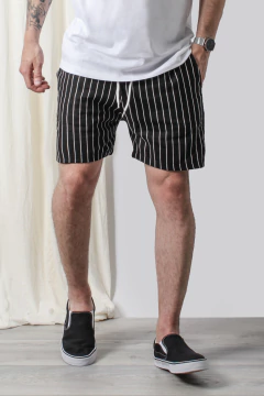 BERMUDA LINO RAYADA (41332)