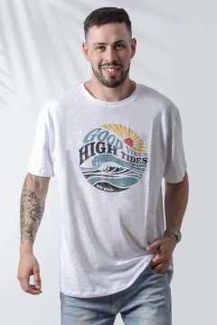 REMERA GOOD VIBES OVER (41268) - comprar online