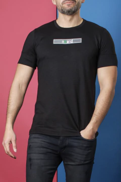 REMERA GAMUZADA PLASTISOL COLORES (39209) - No End MAYORISTA