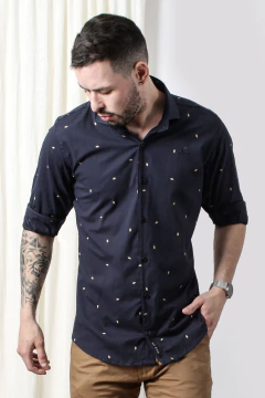 CAMISA ESTAMPADA VESTIR (41151) - tienda online