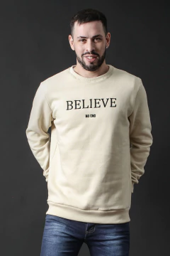 BUZO CUELLO REDONDO RELAX BELIEVE (42027) - comprar online