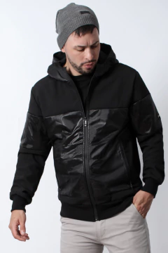 Imagen de CAMPERA COMBINADA NEOPRENE CON CAPUCHA (42469)