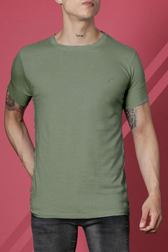 REMERA BÁSICA GAMUZADA (43207) - No End MAYORISTA