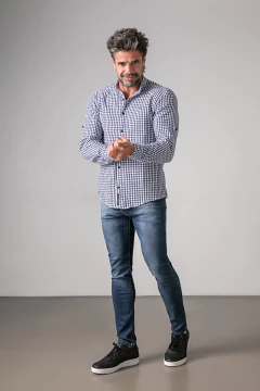 CAMISA CUELLO MAO CLOQUE (41155)