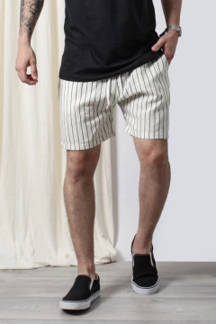 BERMUDA LINO RAYADA (41332) en internet