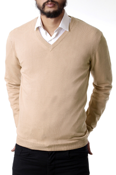 SWEATERS BASICO CUELLO V (40850) - No End MAYORISTA