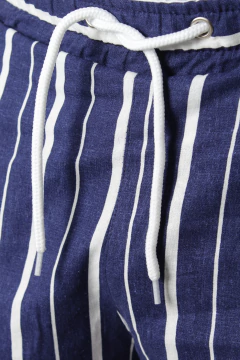 BERMUDA LINO RAYADA (41332) - comprar online