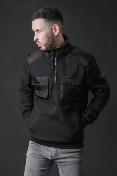 BUZO 1/2 CIERRE BOLSILLOS CON TAPA (42060)