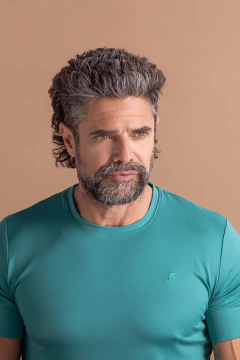 REMERA BASICA GAMUZADA (45207)