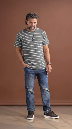 REMERA WAFLE RAYADA (45258) en internet