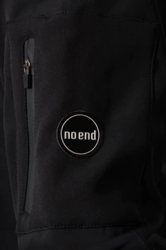 CAMPERA CON CAPUCHA (42473) - No End MAYORISTA