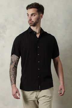 CAMISA LINO MANGA CORTA (43156) en internet