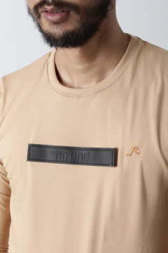 REMERA MANGA LARGA GAMUZADA BORDADA (40222) - No End MAYORISTA