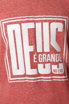 REMERA DEUS E GRANDE RELAX (43205) - comprar online
