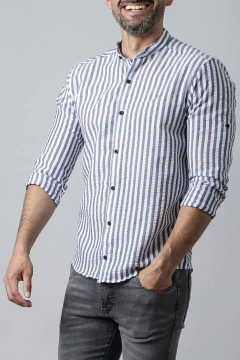 CAMISA CUELLO MAO CLOQUE M/L (39112) en internet
