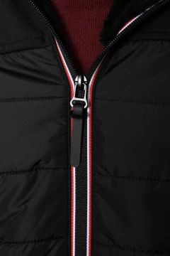 CAMPERA IMPORTADA CAPUCHA C/PIEL (42474) - No End MAYORISTA