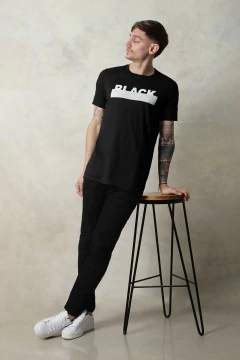 REMERA BLACK NO END GAMUZADA (43237)