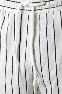 BERMUDA LINO RAYADA (41332) - No End MAYORISTA