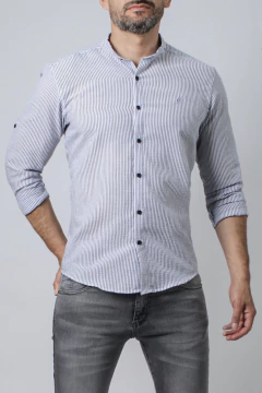 CAMISA CUELLO MAO CLOQUE M/L (39112)