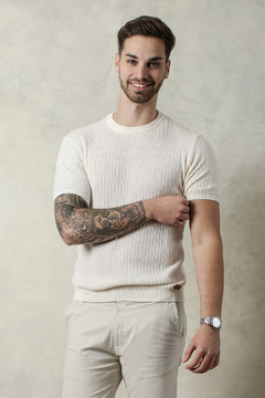 REMERA TEJIJDA PUNTO INGLES (43252) - tienda online