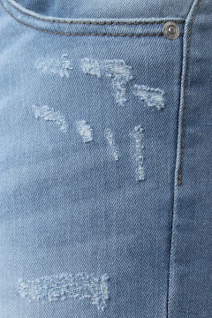 JEAN CELESTE CON ROTURA (35317) - No End MAYORISTA