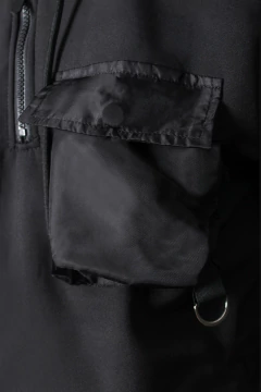 BUZO 1/2 CIERRE BOLSILLOS CON TAPA (42060) - No End MAYORISTA