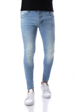 JEAN CELESTE CON ROTURA (35317) - comprar online